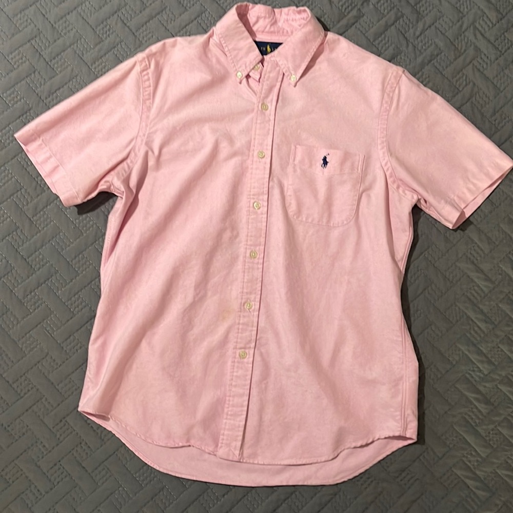 Pink Polo button up
